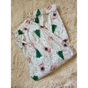 8 Oak Lane 100% Cotton Christmas Trees and Coffee lattes PJ Pants size M
